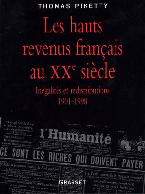 cover image of Les hauts revenus en France au XXème siècle